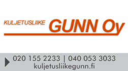Kuljetusliike Gunn Oy logo